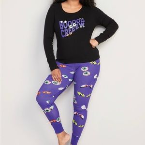 🎃 TT: Old Navy Halloween Matching Graphic Pajama Set